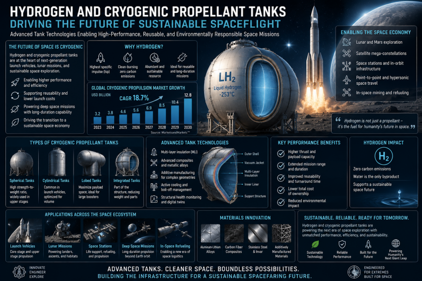 Hydrogen and Cryogenic Propellant Tanks