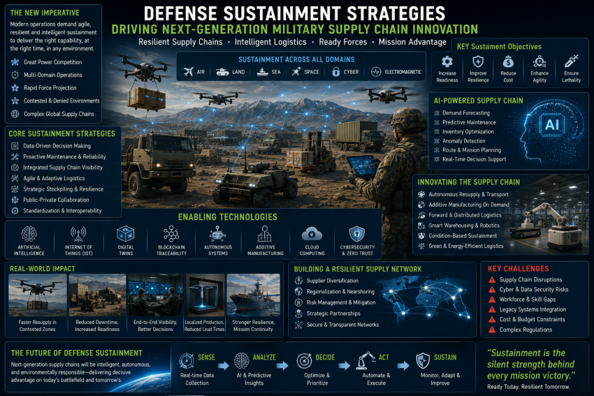 Defense Sustainment Strategies Driving Next-Generation Military Supply Chain Innovation